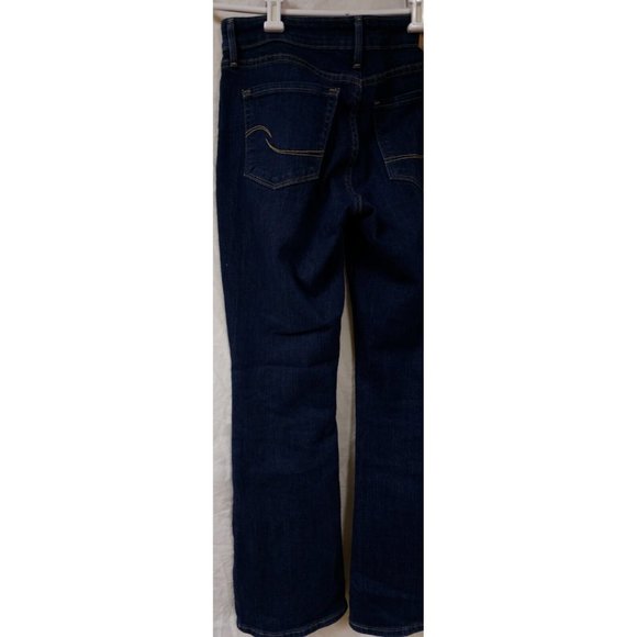 Levi Strauss Signature Womens Juniors 4M Mid Rise Dark Wash BootCut Jeans 30X30 - Picture 7 of 14